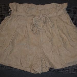 Forever21 suede high waisted shorts